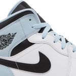 Tênis  Air Jordan 1 Mid SE White Ice Blue