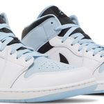 Tênis  Air Jordan 1 Mid SE White Ice Blue