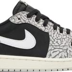 Tênis Air Jordan 1 Low Black Cement