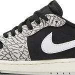 Tênis Air Jordan 1 Low Black Cement