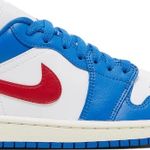 Tênis Air Jordan 1 Low Sport Blue Gym Red