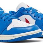 Tênis Air Jordan 1 Low Sport Blue Gym Red