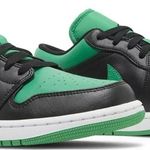 Tênis Air Jordan 1 Low Black Lucky Green