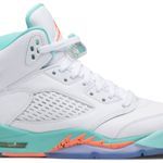 Tênis Air Jordan 5 Retro Light Aqua