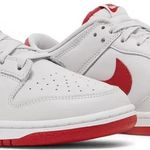 Tênis Nike Dunk Low Vast Grey Varsity Red