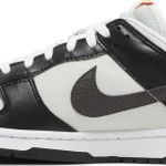 Tênis Nike Dunk Low Mini Swoosh - Black Total Orange