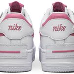 Tênis Nike Air Force 1 Shadow White Magic Flamingo