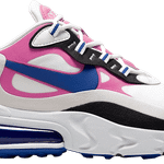 Tênis Nike Air Max 270 React White Fuchsia Blue