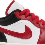Tênis Air Jordan 1 Low White Gym Red