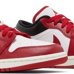 Tênis Air Jordan 1 Low White Gym Red