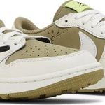 Tênis Travis Scott x Air Jordan 1 Low Golf Neutral Olive