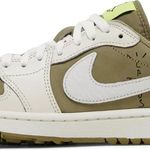 Tênis Travis Scott x Air Jordan 1 Low Golf Neutral Olive