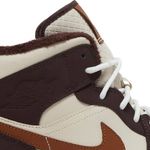 Tênis Air Jordan 1 Mid SE Cream Dark Chocolate