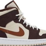 Tênis Air Jordan 1 Mid SE Cream Dark Chocolate