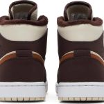 Tênis Air Jordan 1 Mid SE Cream Dark Chocolate