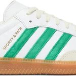 Tênis Adidas Sporty & Rich x Samba OG White Green