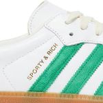 Tênis Adidas Sporty & Rich x Samba OG White Green