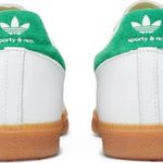 Tênis Adidas Sporty & Rich x Samba OG White Green