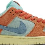 Tênis Nike Dunk Low SB Orange Emerald Rise