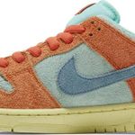 Tênis Nike Dunk Low SB Orange Emerald Rise