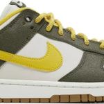 Tênis Nike Dunk Low Premium Cargo Khaki Vivid Sulfur