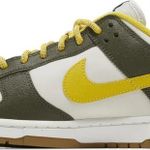 Tênis Nike Dunk Low Premium Cargo Khaki Vivid Sulfur