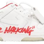 Tênis Off-White Out of Office For Walking - White Red