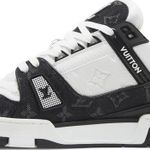 Tênis Louis Vuitton Louis Vuitton Trainer Denim Noir