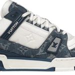 Tênis Louis Vuitton Louis Vuitton Trainer Monogram Denim