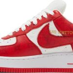 Tênis Nike Louis Vuitton x Air Force 1 Low White Comet Red
