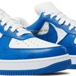 Tênis Nike Louis Vuitton x Air Force 1 Low White Team Royal