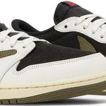 Tênis Travis Scott x Wmns Air Jordan 1 Retro Low OG SP Olive