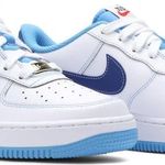 Tênis Nike Air Force 1 White University Blue