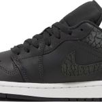 Tênis Air Jordan 1 Low Black Elephant