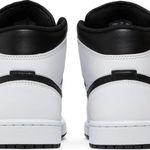 Tênis Air Jordan 1 Mid White Black