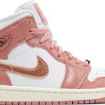 Tênis Air Jordan 1 Mid Red Stardust