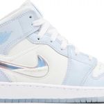 Tênis Air Jordan 1 Mid SE Glitter Swoosh