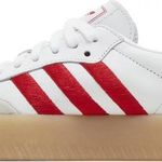 Tênis Adidas Sambae White Scarlet Gum