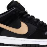 Tênis Nike Dunk Low SB Pro Metallic Gold