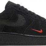 Tênis Nike Air Force 1 '07 LV8 Reflective Swoosh - Black Crimson