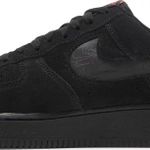 Tênis Nike Air Force 1 '07 LV8 Reflective Swoosh - Black Crimson