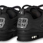 Tênis Louis Vuitton Skate Sneaker Oversized Flower - Black