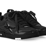 Tênis Louis Vuitton Skate Sneaker Oversized Flower - Black