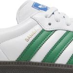 Tênis Adidas Samba OG White Green