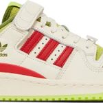 Tênis Adidas Dr. Seuss x Forum Low J The Grinch - Cream White