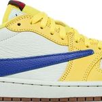 Tênis Travis Scott x Air Jordan 1 Retro Low OG SP Canary