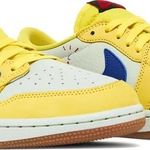 Tênis Travis Scott x Air Jordan 1 Retro Low OG SP Canary