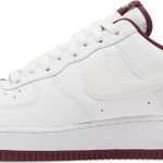 Tênis Nike Air Force 1 '07 White Dark Beetroot