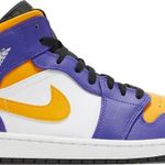 Tênis Air Jordan 1 Mid Lakers