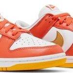 Tênis Nike Dunk Low Orange University Gold